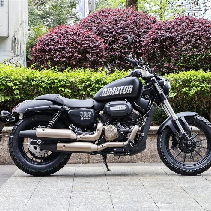 大怪兽二手钱江闪300v缸水冷太子摩托车奔达金吉拉灰石300cc复古巡航