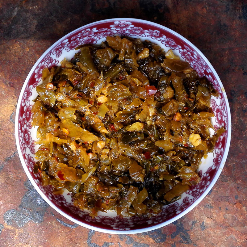 ss)瑞丰坊客家酸菜王70g/包江西赣州定南特产擦菜雪里红香辣腌菜泡菜