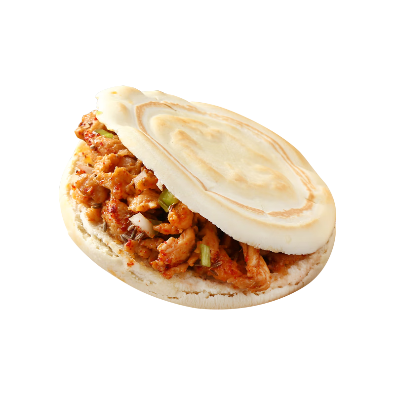 劉有陳香西安肉夾饃速食早餐面點餡餅方便加熱即食陜西臘汁潼關(guān)饃千層餅 【三口味】潼關(guān)4白吉饃4雞肉饃4