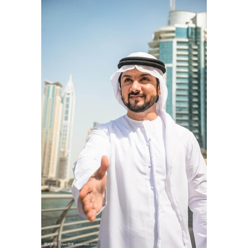 绿简堂阿拉伯头巾沙特男迪拜旅游男纱巾埃及中东头箍包头 白头斤 头箍