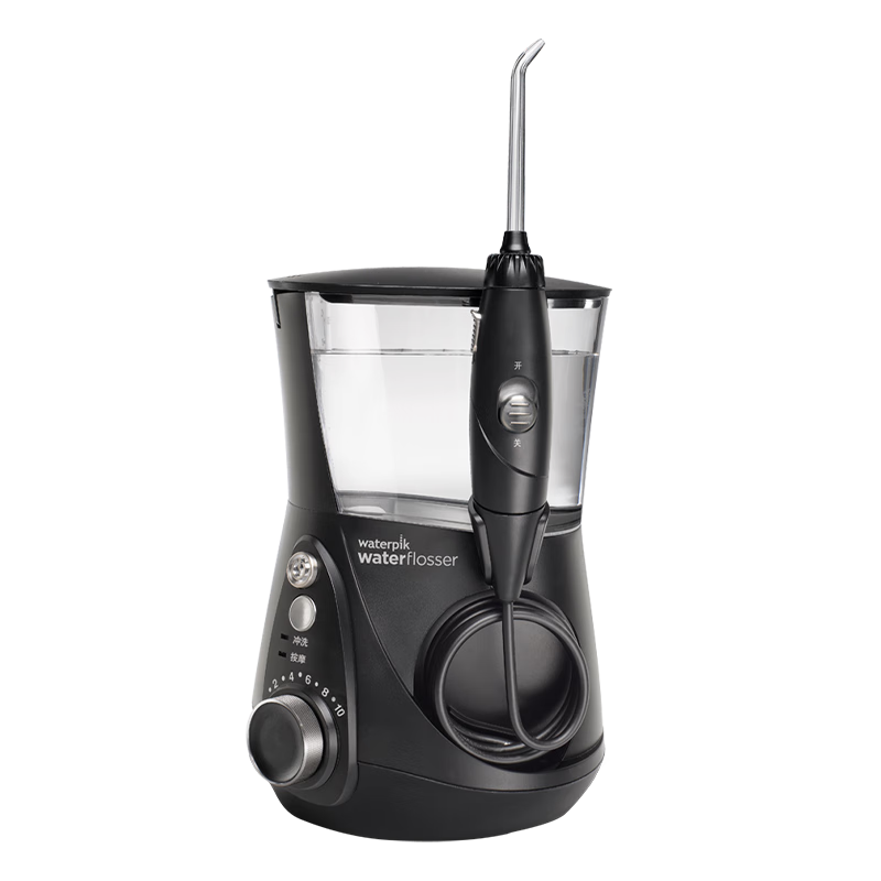 潔碧（Waterpik）沖牙器家用臺式電動洗牙器水牙線潔牙器預防牙結石正畸專用水瓶座GT3-22黑禮物父親節(jié)禮物