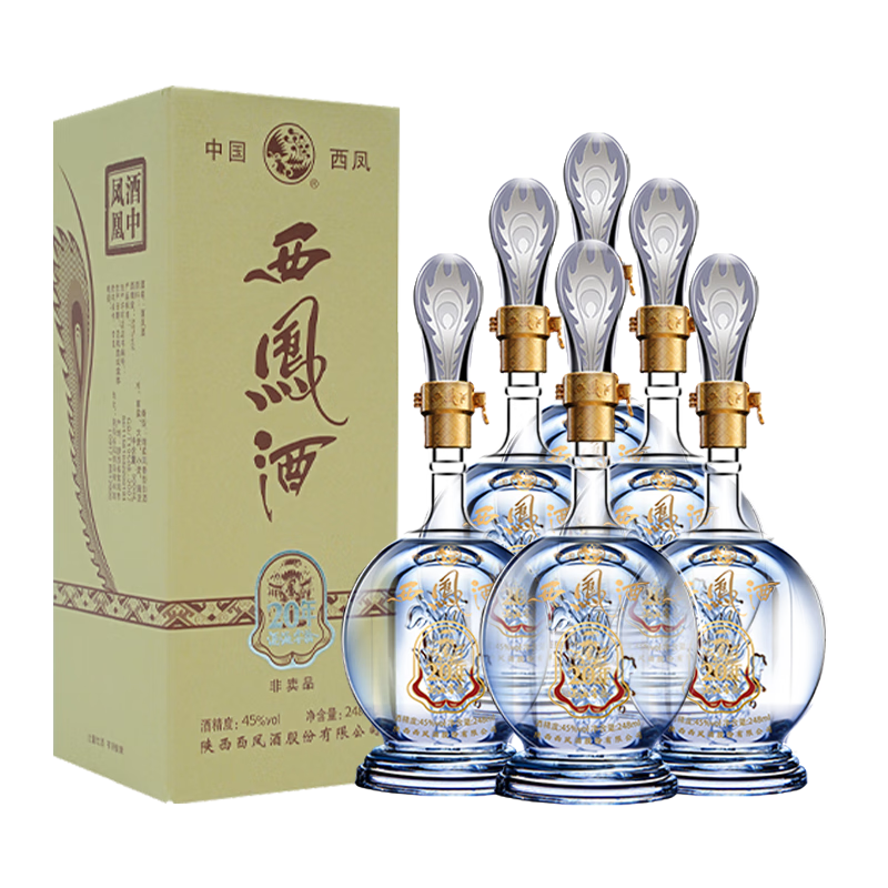 xifengjiu/����� 20��ƺ����� 45�� ������ 6ƿ 248ml 307.79Ԫ