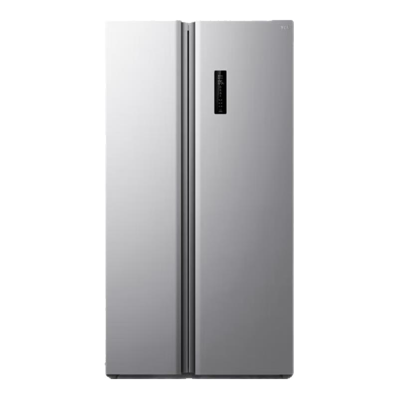 TCL 520升大容量對(duì)開門雙開門冰箱精細(xì)分區(qū)一體式雙變頻雙循環(huán)風(fēng)冷無霜超薄機(jī)身家用電冰箱以舊換新 雙開門冰箱 R520V1-S