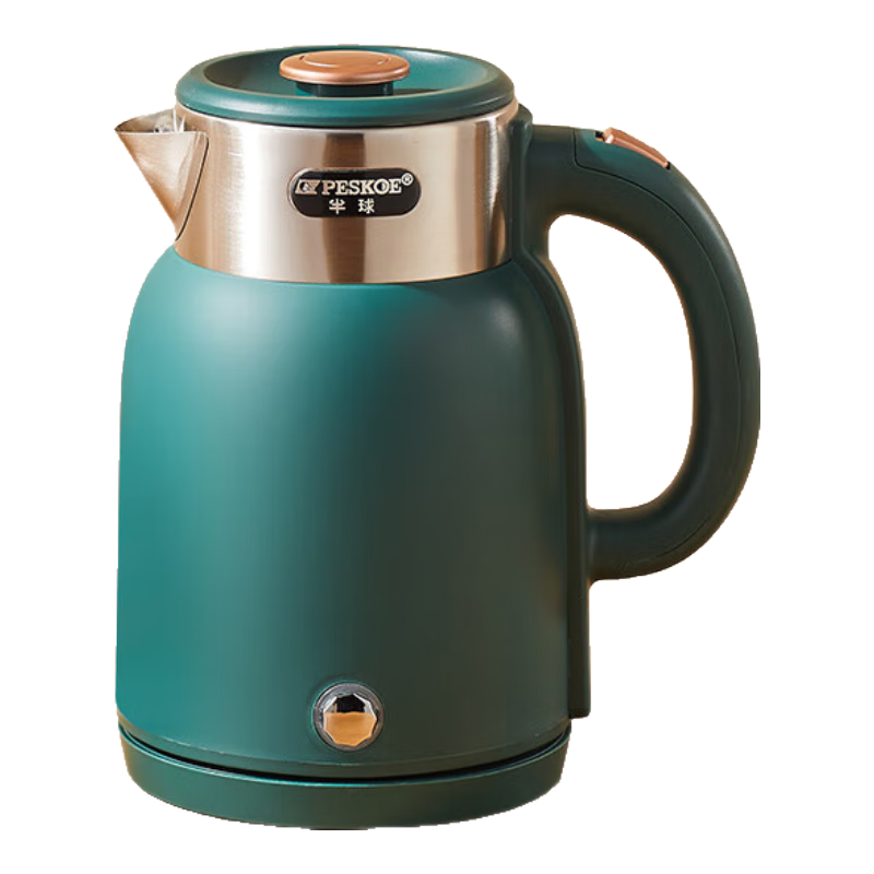 ����PESKOE����ˮ����ˮ������ˮ�� 1.5L ˫����̿�ˮ�� 304�������ˮ�� DF1515A-04 ��ɫ