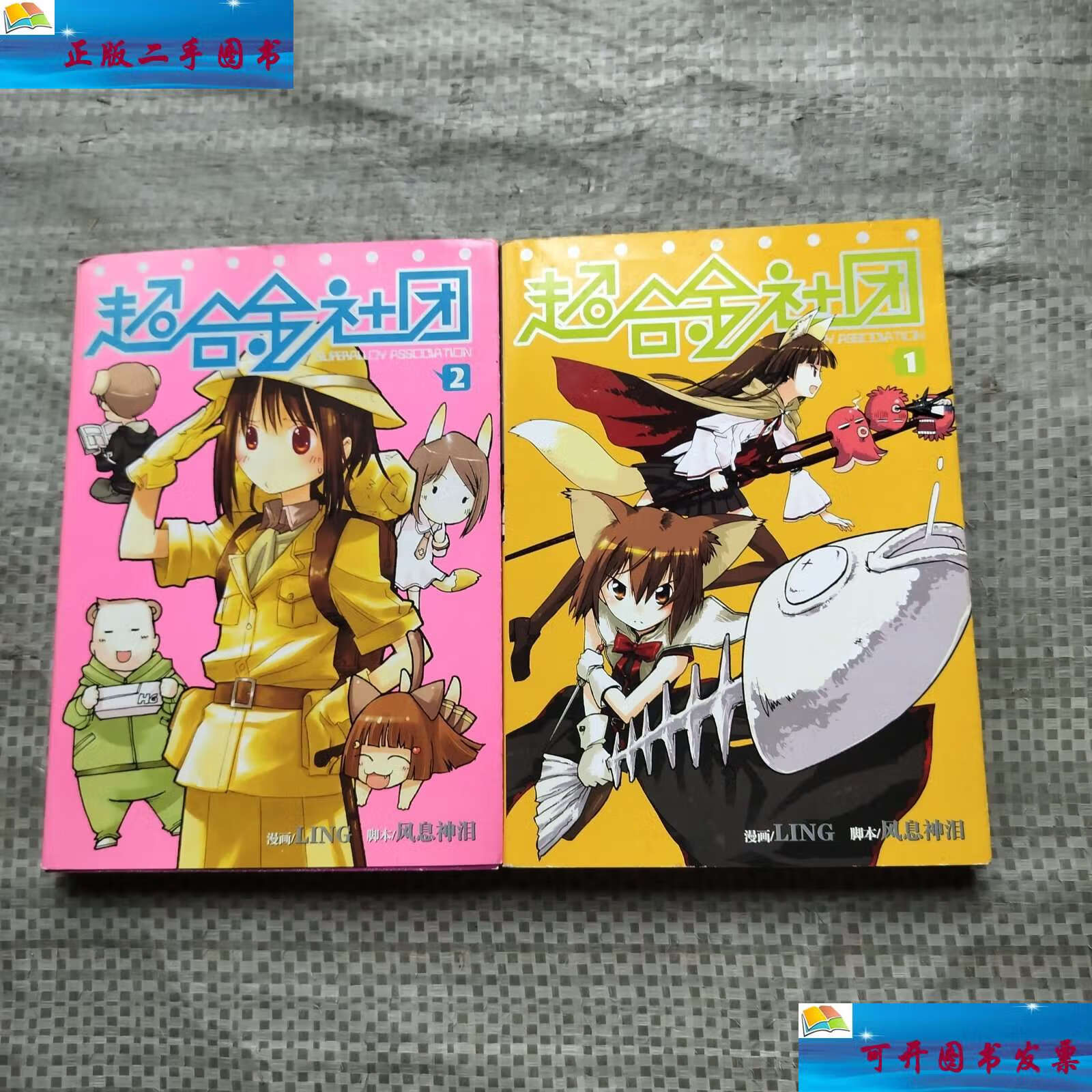 【二手9成新】超合金社团(1,2) /风息神泪 黑龙江美术