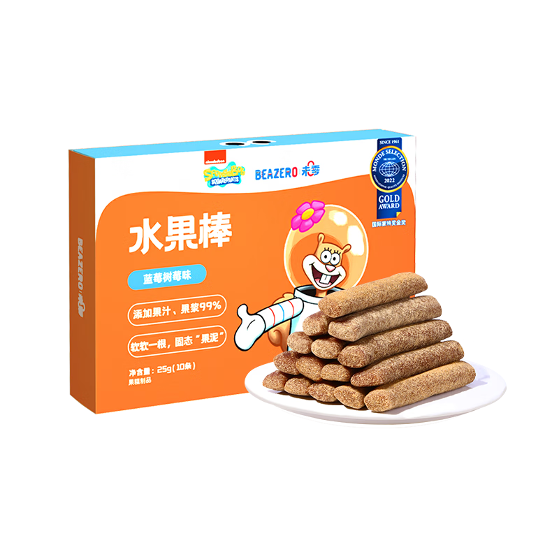 Beakid 水果棒 蓝莓树莓味 40g