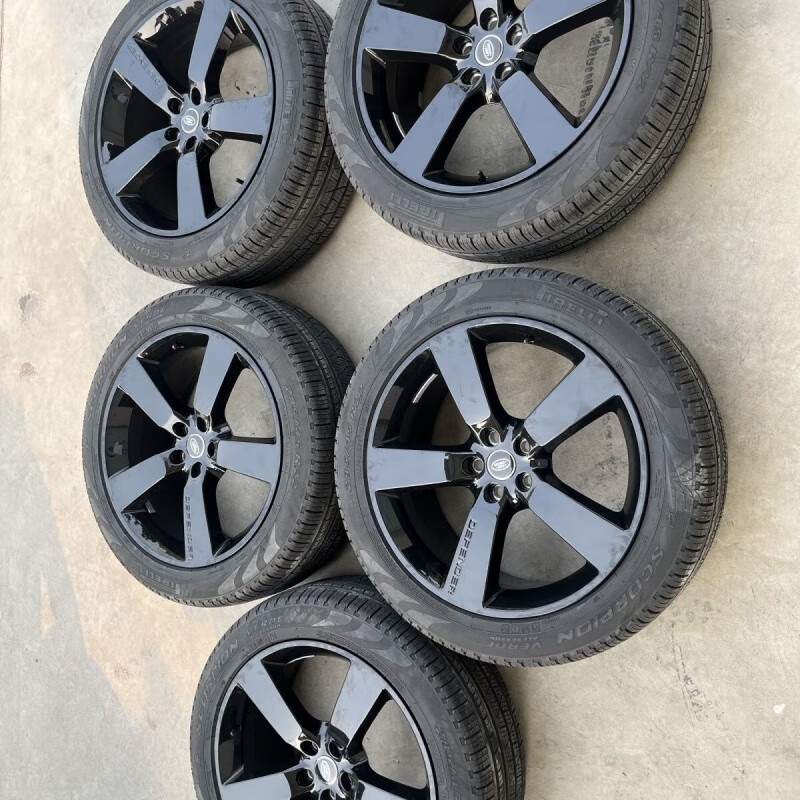 晔慷(yk)定制22寸路虎卫士原厂轮毂轮圈一套 适配揽胜 揽运 发现4 5