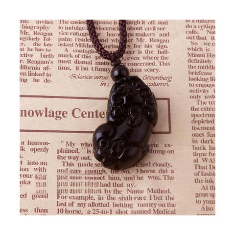 陌晨 moeycior天然 风水石乌鸦血石貔貅吊坠 三钱一个吊坠