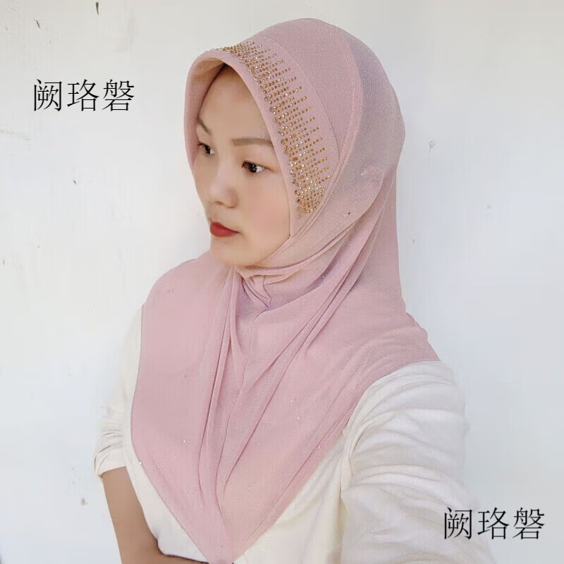 阙珞磐回族纱巾夏季薄款包头帽夏季新品穆斯林纱巾回族盖头夏季新