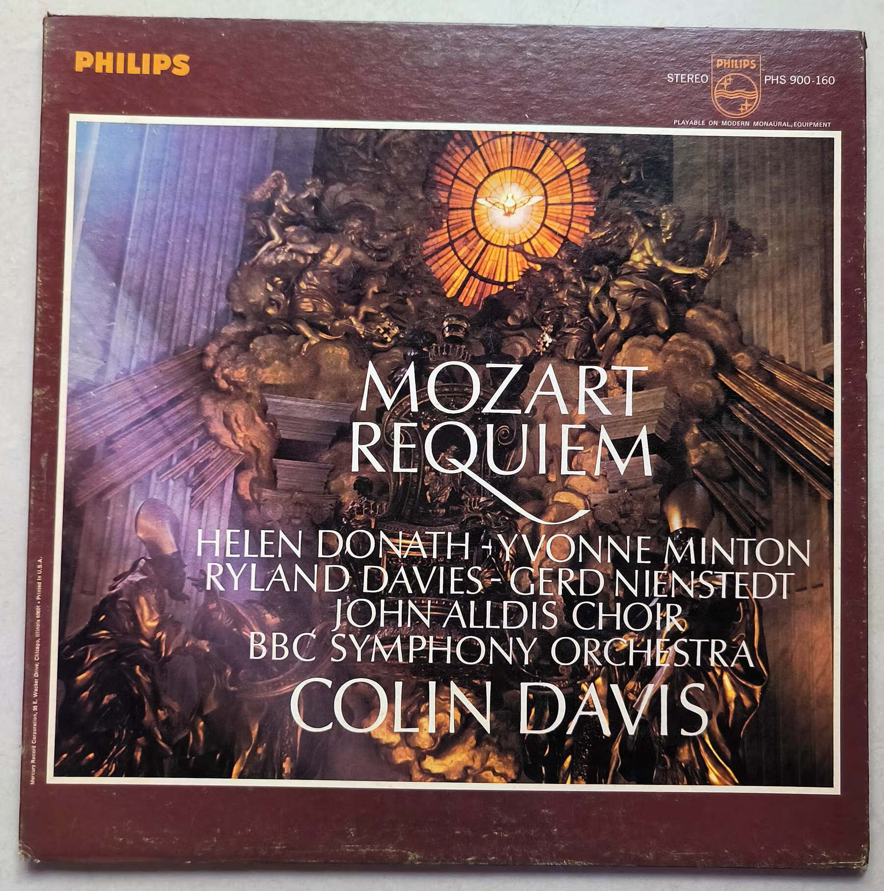 莫扎特 安魂曲 戴维斯 lp黑胶p023 ex