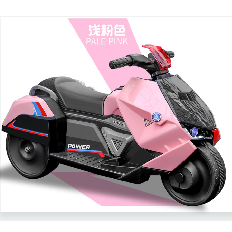 小嘎子小儿童电动摩托车男女孩充电三轮玩具车可坐人宝宝生日电瓶童车