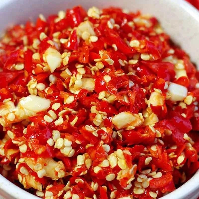 德临门贵州农家剁辣椒超辣特辣剁椒香辣酱下饭菜朝天椒剁椒 半斤中辣