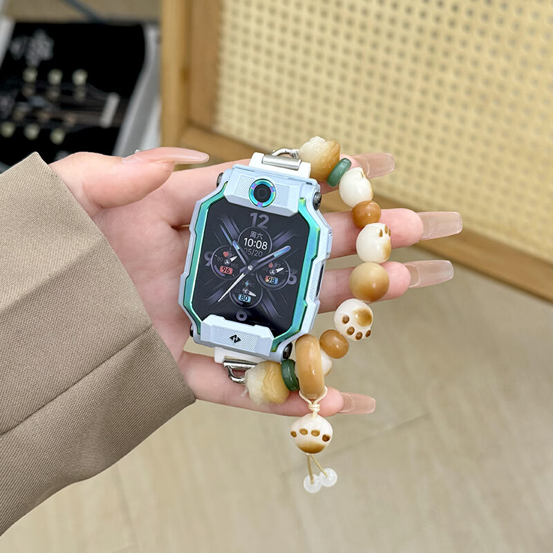 日美新适用小天才电话手表表带z10儿童z8a新款z9少年版菩提猫爪z7s/z6