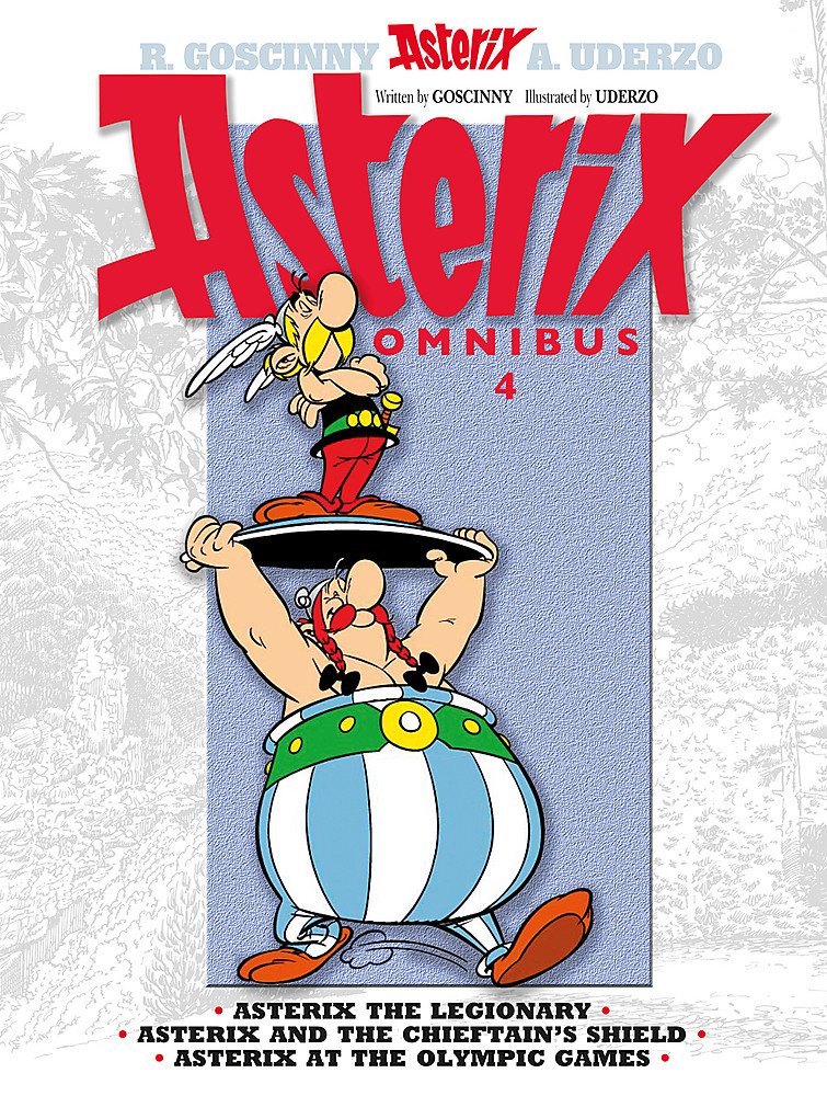 英文原版 高卢英雄历险记 10-12 合订本 卷四 儿童漫画 asterix
