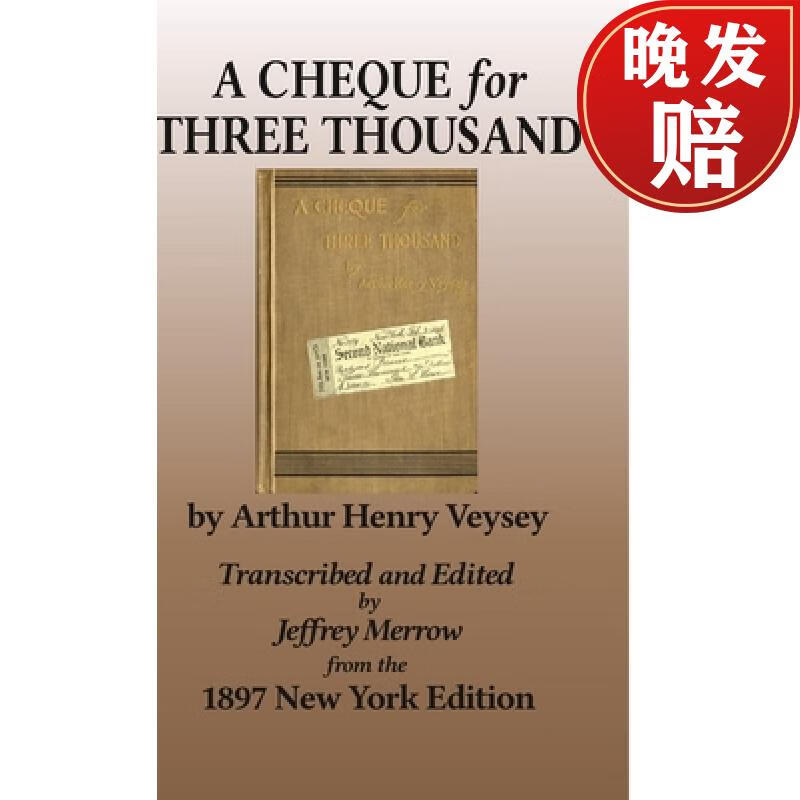 【4周达】a cheque for three thousand