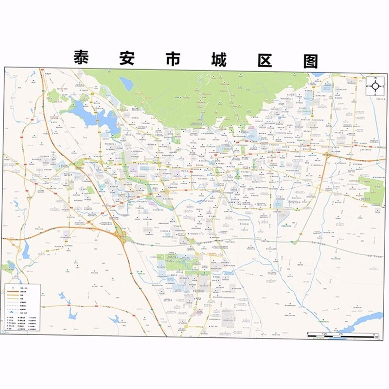 泰安地区地图全图图片