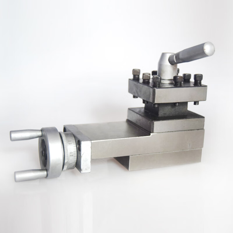 定制定制车床刀架总成小型普通机床刀架 at300配件小拖板四方位可旋转