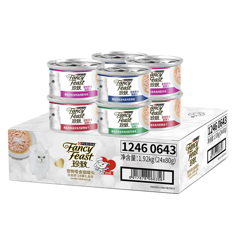 ����è��ͷ�����׽��80g*24�� ��è��ʳ��Ͽ�ζ��о�����Ӫ 158.9Ԫ