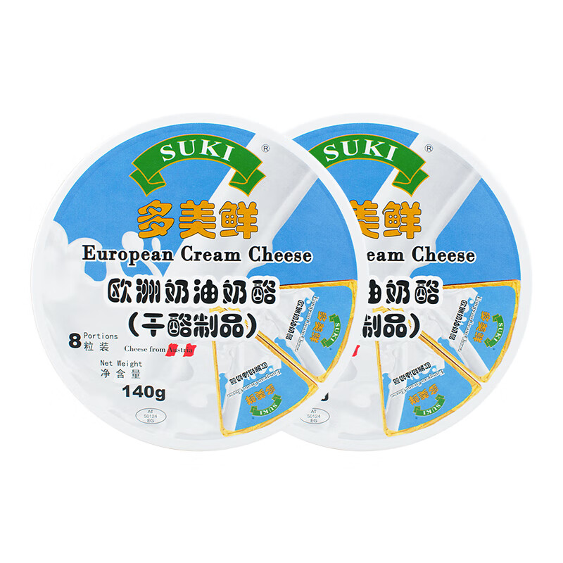多美鲜奥地利进口 奶油奶酪 干酪140g 360g 冷藏 儿童即食 易涂抹