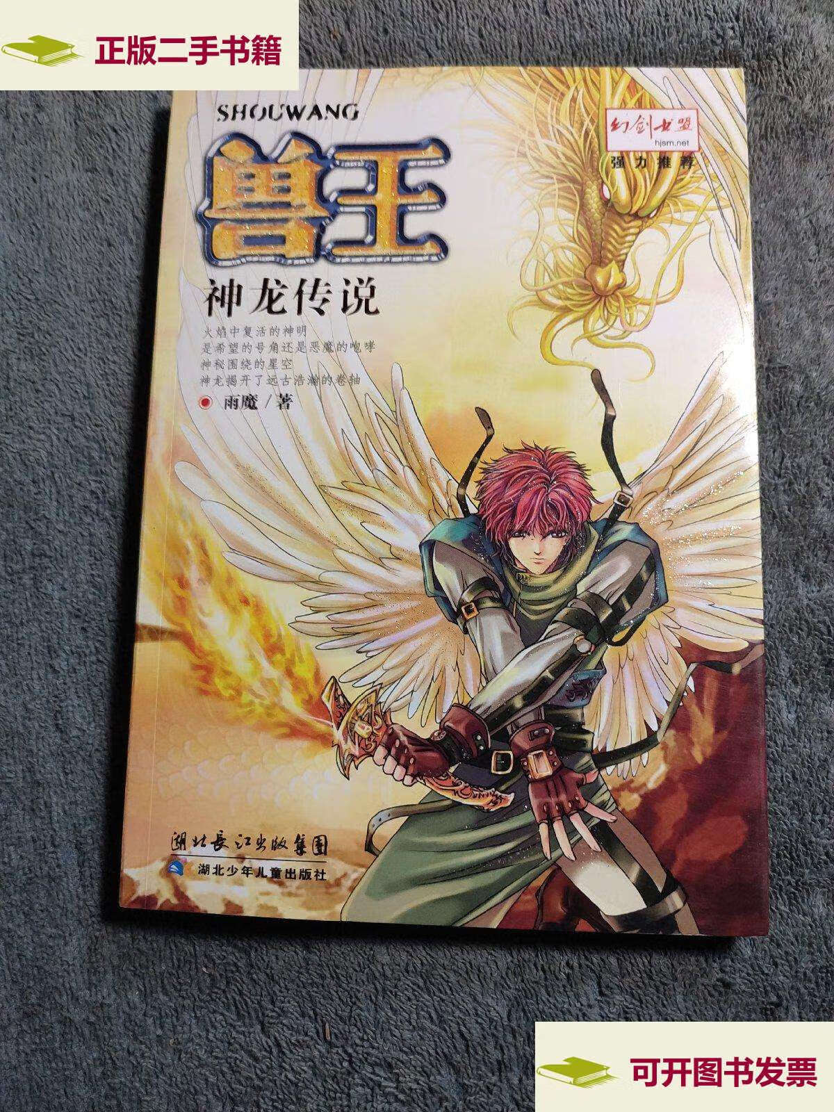 【二手9成新】兽王:神龙传说 (保证) 前页带彩图 /雨魔 湖北少儿