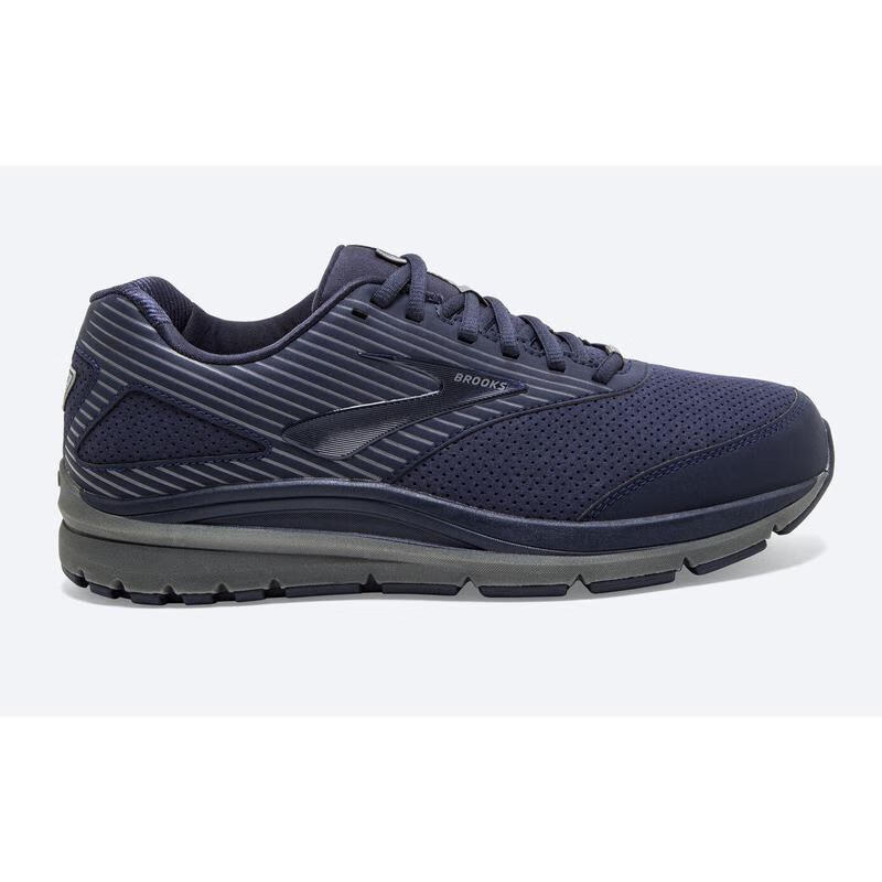 布鲁克斯（BROOKS）男跑步鞋 Addiction Walker时尚复古轻便透气体育生跑鞋运动鞋 445 - Peacoat/Shade/Peaco 44