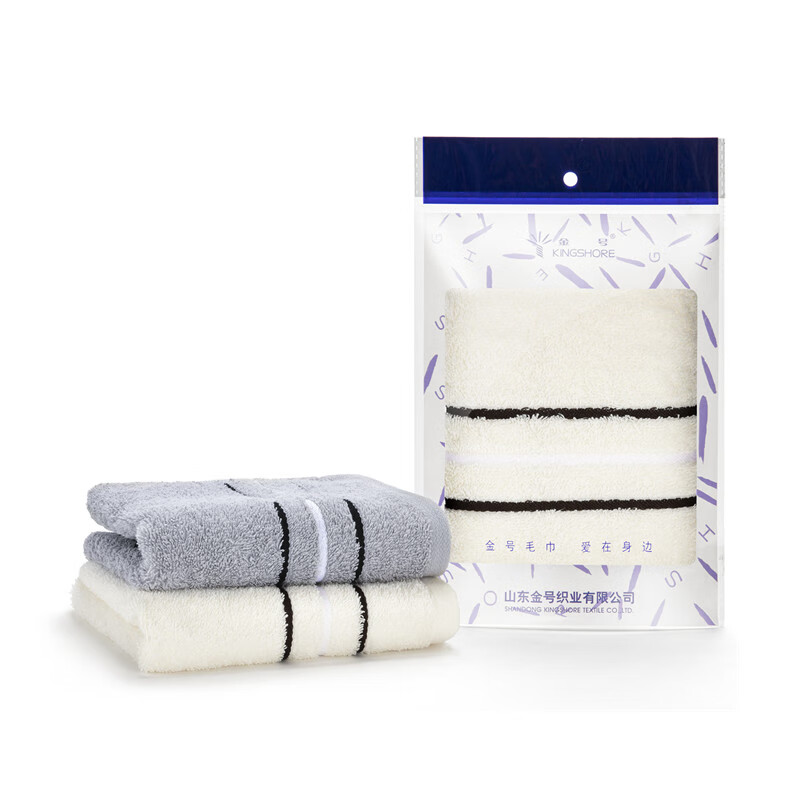 金号纯棉 清然 浴巾单条巾选袋装hy3118-25