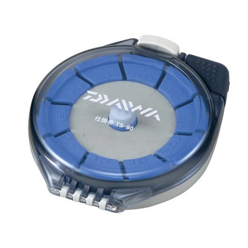 達(dá)億瓦（DAIWA）TS60/TS80子線盒收納盒溪流線盒小物配件盒日本仕掛卷 TS80藍(lán)色