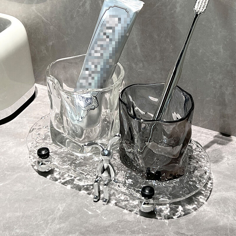 完壮洗漱杯套装牙刷置物架情侣双人套装卫生间台面漱口刷牙杯牙缸 漱