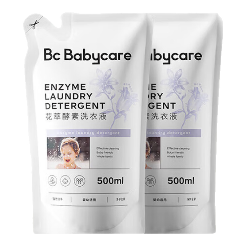 ���ڲ�����bc babycare���ͽ��ر������ϴ��Һ��ͯӤ������ϴ����ϴȥ�տ����־� 500ml 2�� ���װ ���Լ۱���ѡ��