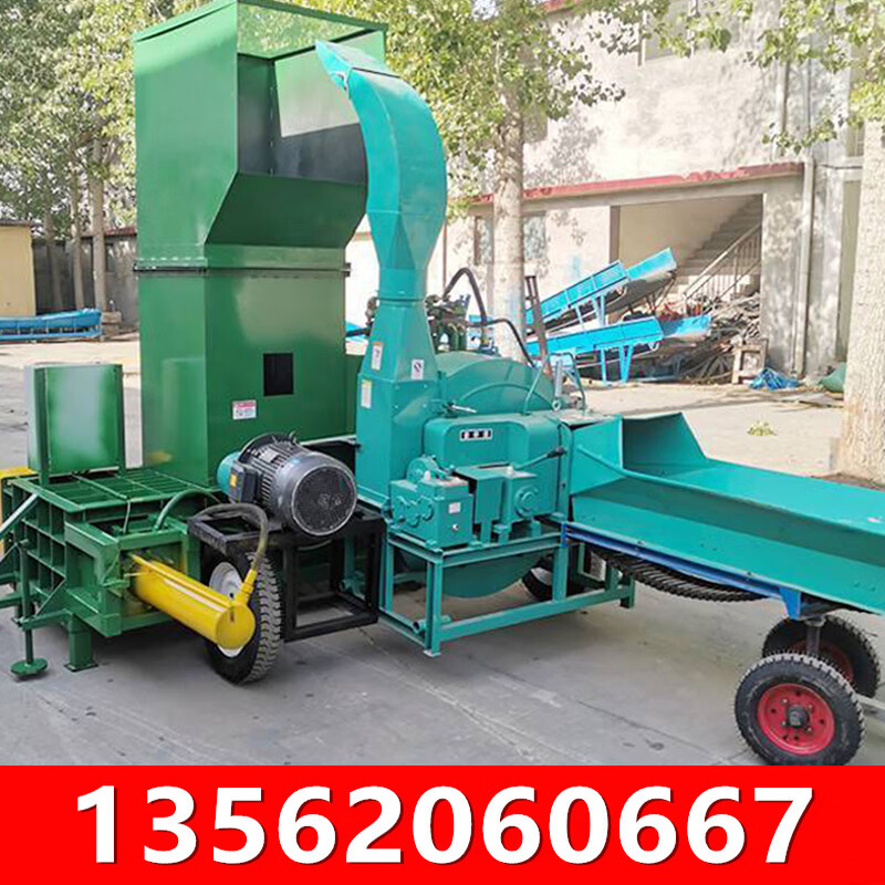 逐月青储压块机玉米秸秆打捆机液压麦秆稻草牧草粉碎全自动青贮打包机