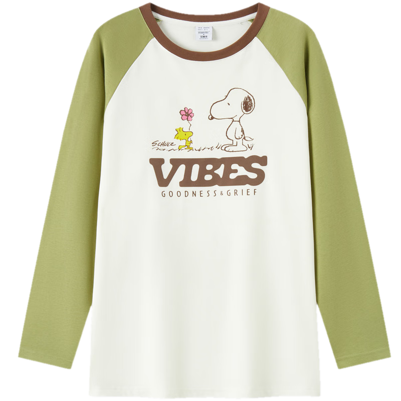 ɭ����Semir��ʷŬ��ӡ������t��Ů�г�������ײɫ�ڴ�2024���¿�������� �̰�ɫ��00341 M 160/84A