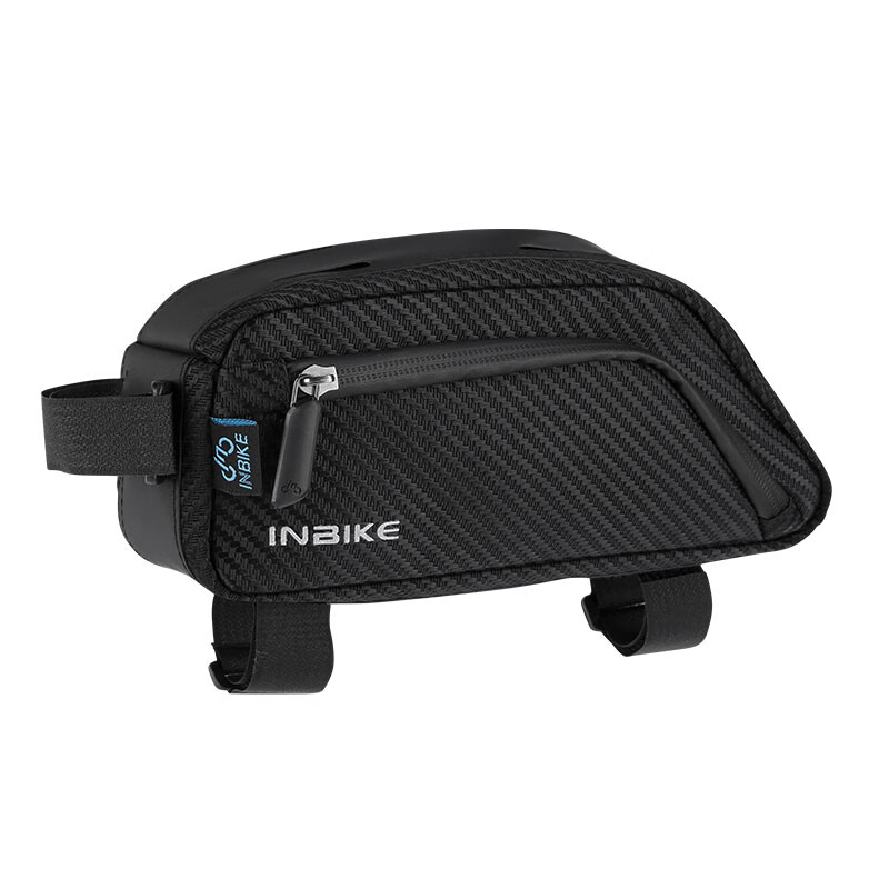 INBIKE自行车包前梁包山地车上管包防水破风大容量公路车骑行包 黑色