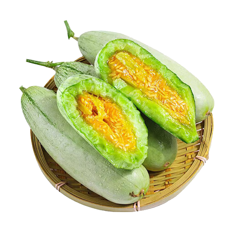 京鲜生 山东头茬羊角蜜甜瓜 单果250g起 净重5斤 水果 源头直发