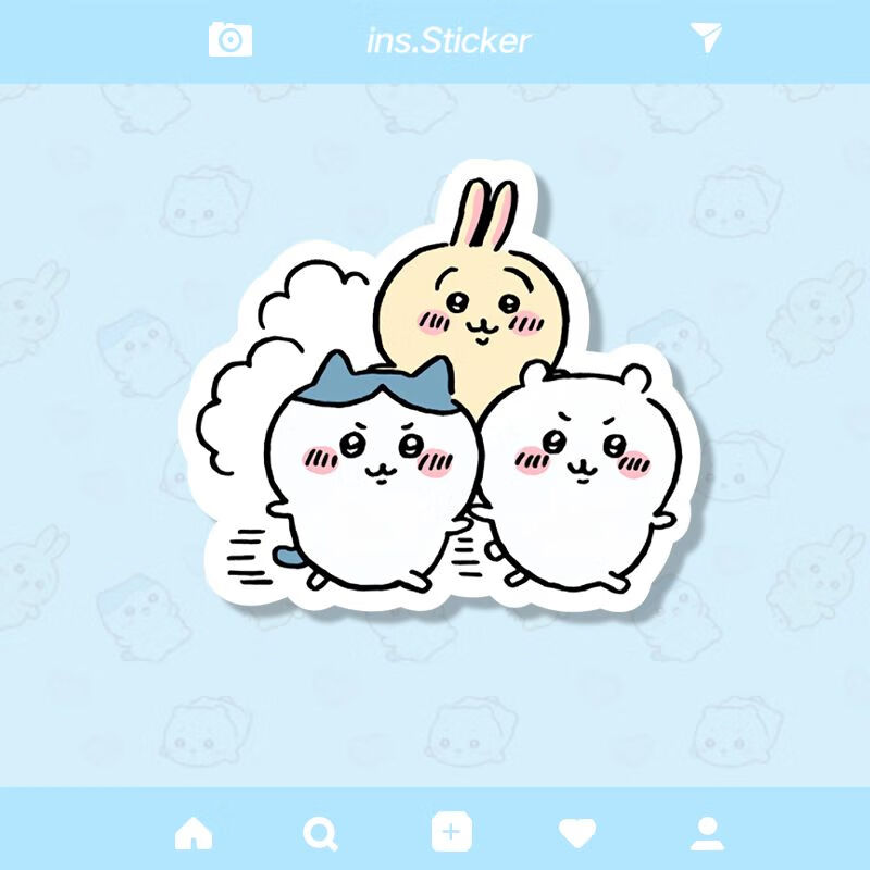 oqb鼠标垫简约可爱办公游戏异形垫橡胶加厚防滑卡通可爱图案吉伊卡哇