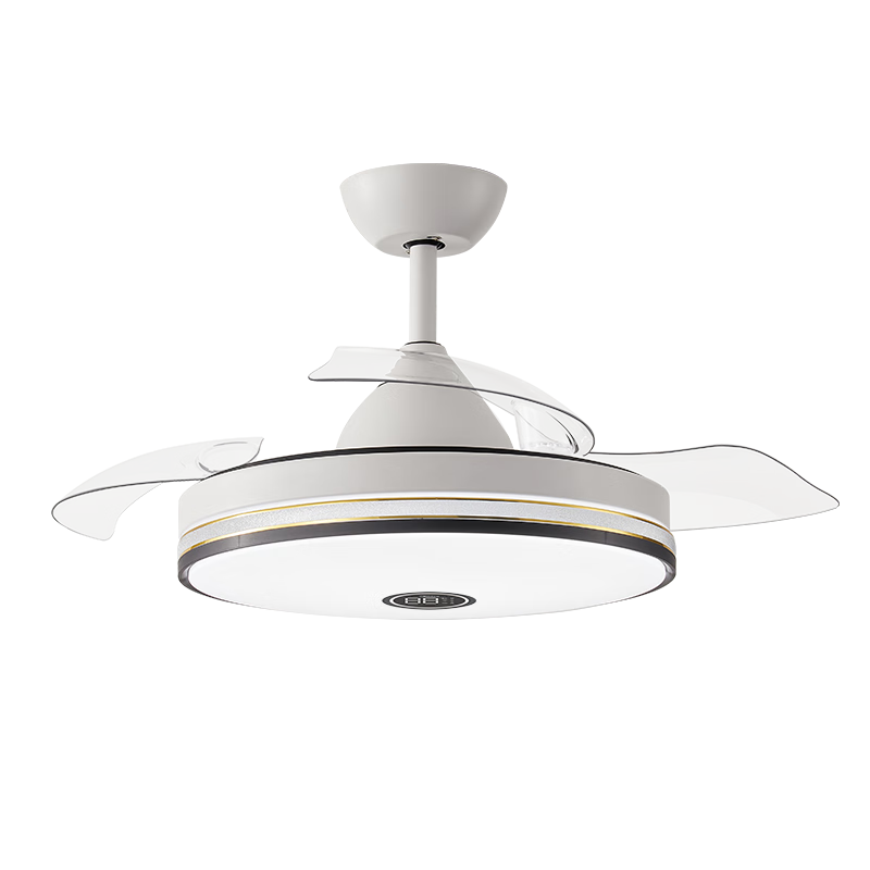 美的（Midea）风扇灯LED照明吊扇带灯扇叶遥控调光灯饰客厅餐厅卧室屏显温控