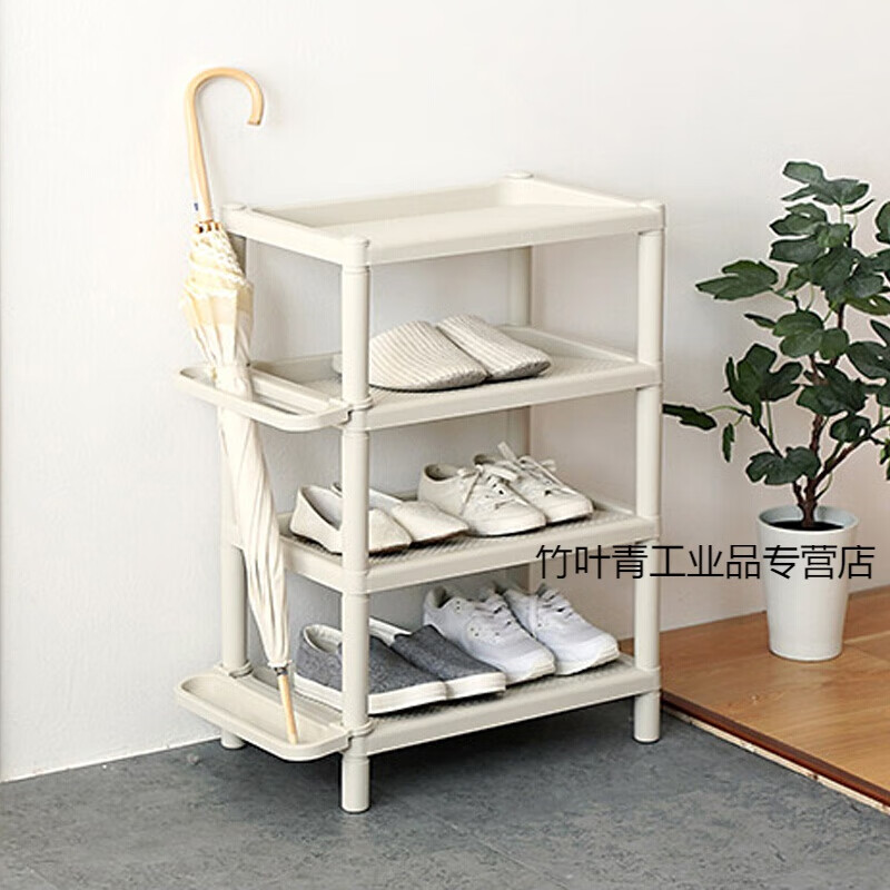 多层塑料鞋架防尘加厚小鞋架子可叠加收纳架书架创意多功能置物架