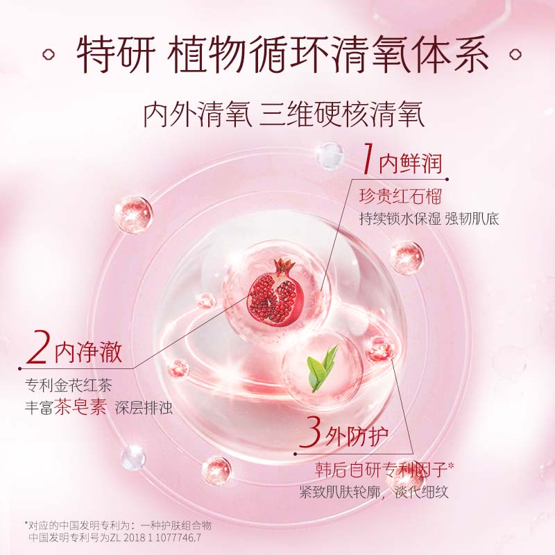 韩后(Hanhoo)红石榴红茶酵素洁颜乳100g 保湿温和清洁面部不紧绷洗面奶男女 红石榴红茶洁颜乳100g*2