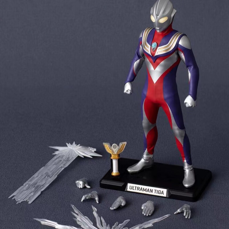 贝木惠(beimuhui)中动奥特曼英雄超人力霸王超可动装饰人偶盲盒模型送