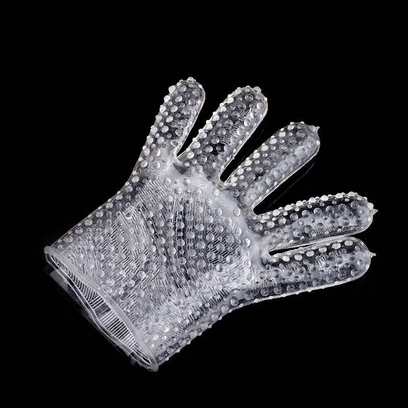 女性带刺按摩软胶狼牙手套 女用自慰用品 夫妻成人另类玩具【保密发货