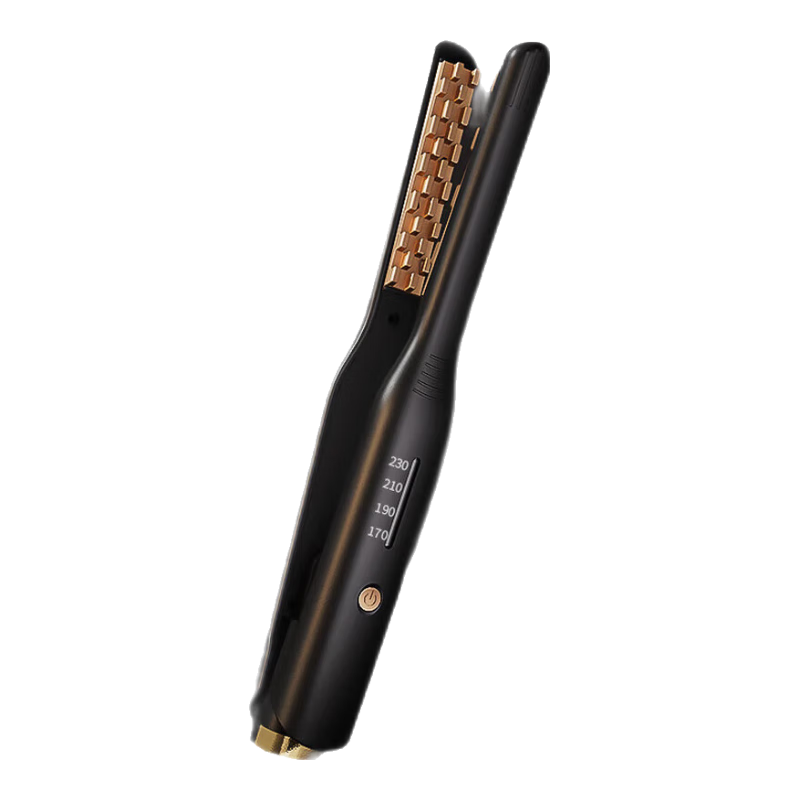 坂口太太玉米烫夹板头发蓬松夹垫发根蓬松高颅顶负离子卷发棒头发男生女士用烫发神器 【奢华黑】四档温度+发根蓬松+宿舍可用