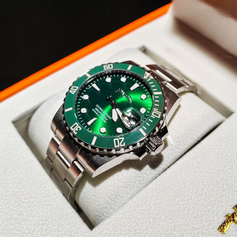 folli follie芙丽芙丽欧美表轻奢男表钢带自动机械潜水