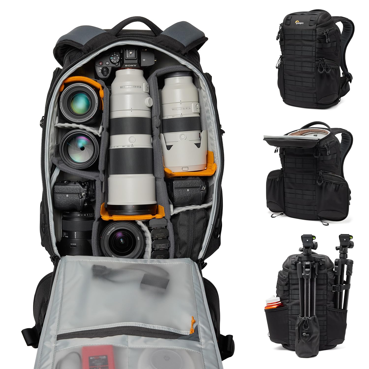 LOWEPRO 乐摄宝 ProTactic BP 450 AW III 相机背包 4 个接入点 专业相机包 防雨罩 28 升