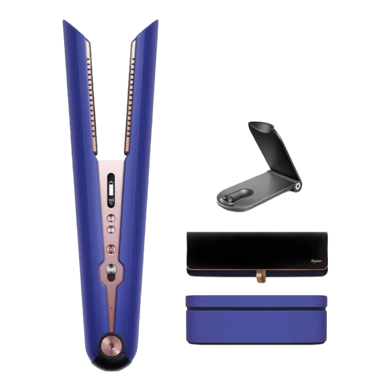 戴森（DYSON）【日本直郵】HS系列美發(fā)直發(fā)器 直板夾不傷發(fā) 直卷兩用卷發(fā)棒頭發(fā)拉直熨板 海外版【需變壓器】 HS07【藍粉色 需變壓器】
