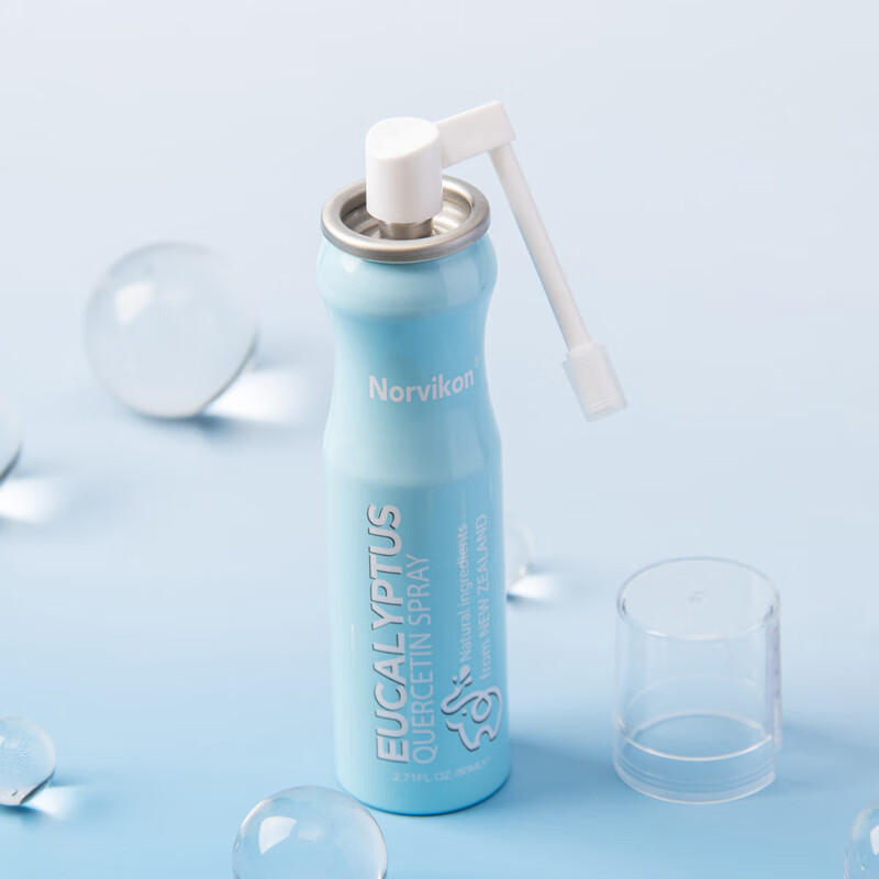 norvikon新西兰诺维肯Norvikon桉叶百里香油咽喉喷雾剂 原装进口 80ml/瓶 2瓶装