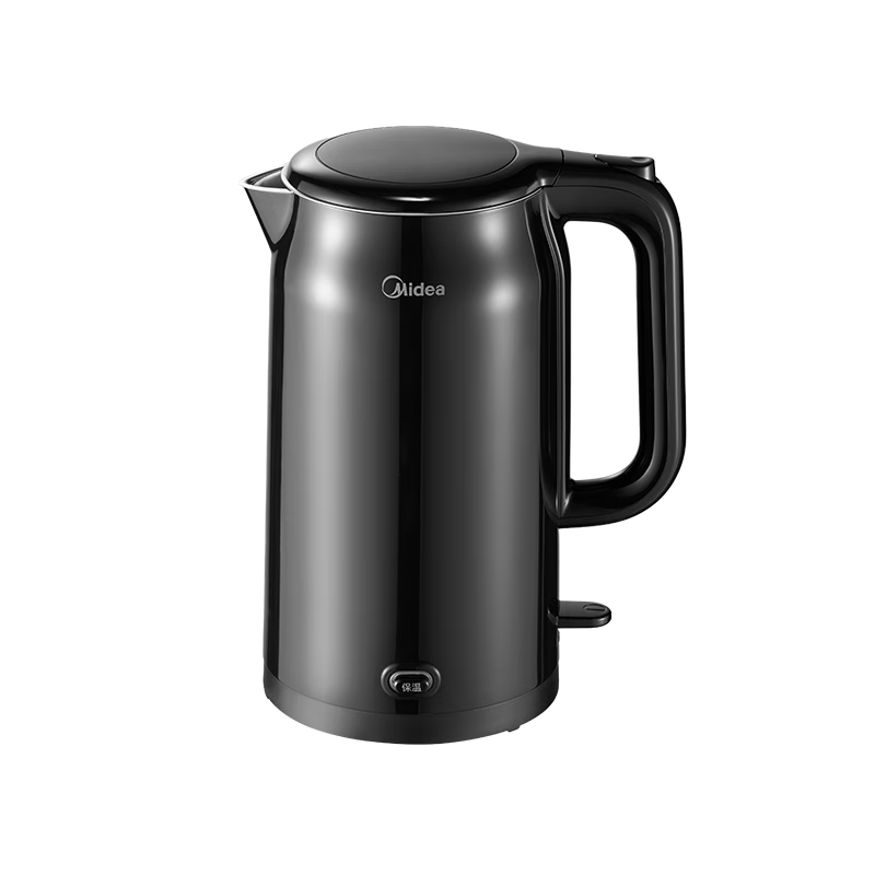 美的（Midea）电水壶烧水壶电热水壶316L不锈钢2升超大容量开水壶一键保温一体无缝MK-SHE2002-PRO