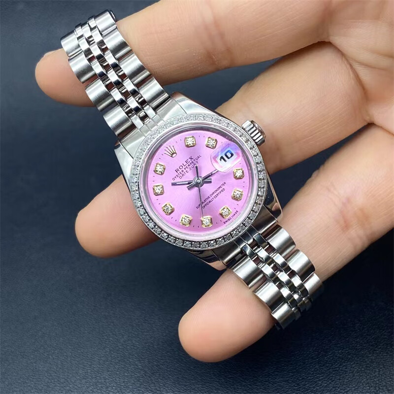 【二手99新】劳力士女表日志6917自动机械腕表18k黄金 精钢 内钻刻