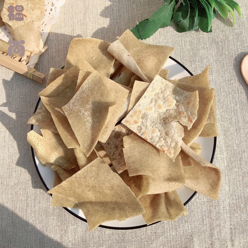 美朝福安徽凤阳特产绿豆饼农家手工饼折大豆饼小岗村土特产豆皮子500g