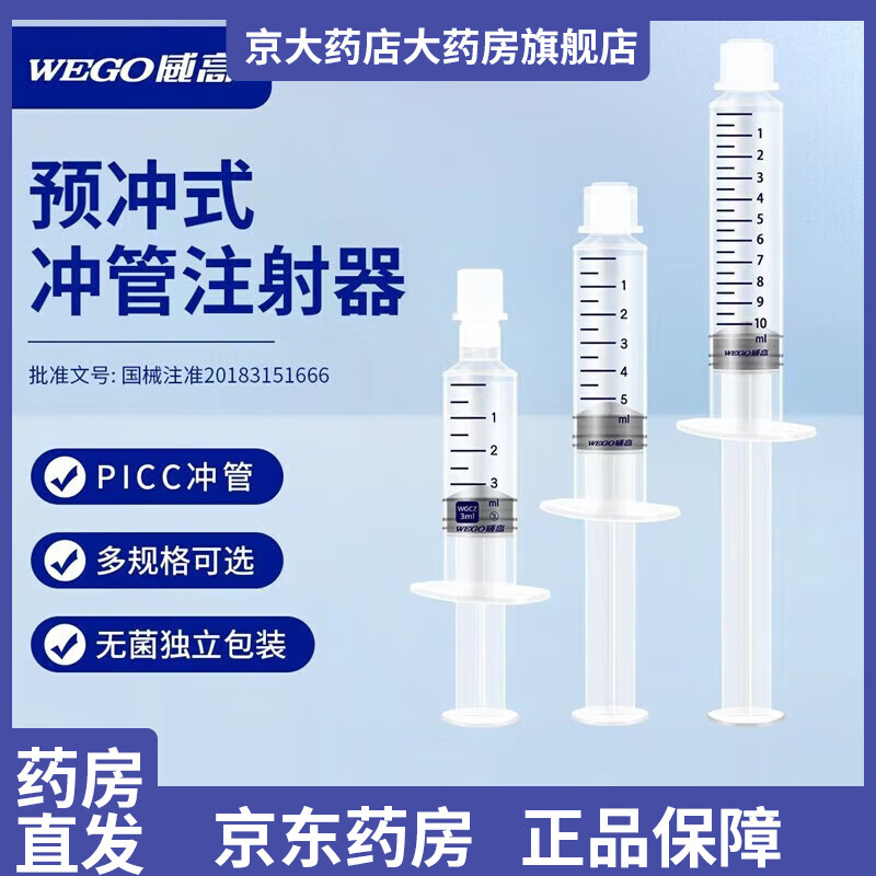 二十支 【3ml】预冲式导管冲洗器