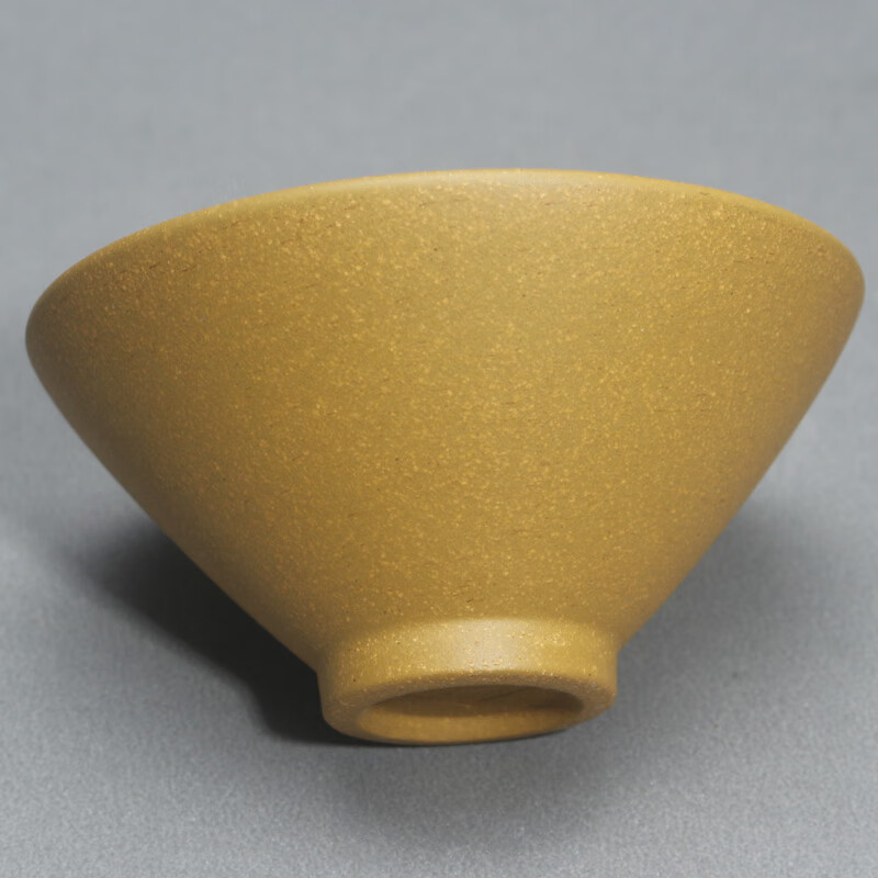 紫御宜兴紫砂斗笠杯原矿黄金段泥小号品茗杯大口杯精品功夫茶杯约50cc