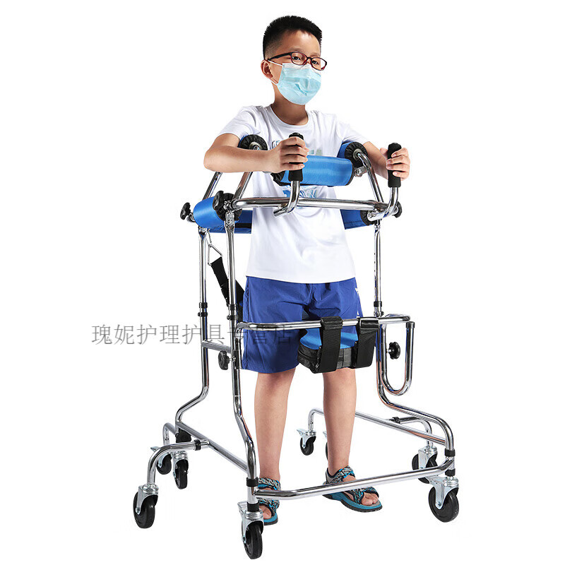 儿童助行器辅助行走器脑瘫残疾人康复训练器材站立架偏瘫走路神器